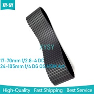 New17-70 24-105 mm Lens Zoom Ring Rubber Leather for Sigma 17-70mm f/2.8-4 DC ，24-105mm f/4 DG OS HS