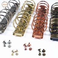 AHOUR Spiral Rings Binder Clip Diary Metal File Folder Clip A5 A6 A7 File Folder Refillable