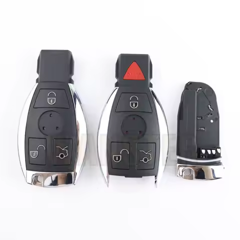 for Mercedes Benz CL SLk CLK C E S Class BGA NEC Dual/Two/2 Battery Car Key Fob Case Shell Housing
