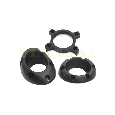 For TwoBrother Two Brother CNC Protective Cover Removable Motorcycle Exhaust Pipe Racing Black Motor