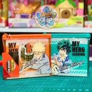 MY HERO ACADEMIA “BAKUGO / MIDORIYA” FLAT ZIPPER PVC POUCH/WALLET (EACH SOLD SEPARATELY)