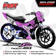 Stiker Striping Full Body Satria FU Facelift 2013 - Desain Racing Ohlins