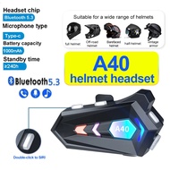 A40 Motorcycle Helmet Headset  Wireless Hands-free Call Phone Kit Motorcycle Waterproof Earphone MP3 Music Player Speaker for Moto