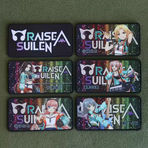 RAISE A SUILEN BanG Dream Girls' Orchestra Two-dimensional Printed Patches Anime Tactical Badge Vest