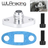 QQ WLR-Turbo Oil Net/Drain Pipe Flange Adapter AN10 For TOYOTA LEXUS 1JZ 2JZ GTE Car Accessories WLR
