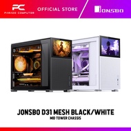 JONSBO D31 MESH SCREEN BLACK/WHITE- M-ATX/ITX