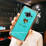 แม่พิมพ์กลม เคส Phone Case Realme 11 Pro+ C53 NFC Narzo50 50 Pro Plus 4G 5G เคส ใหม่เคลือบรูปหัวใจแวววาวเรียบง่าย เคสโทรศัพท์ ป้องกันการตกกันกระแทกฝาครอบอย่างแข็งสุดหรูเงา2023