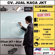 READY STOK Glassboard 160x80 - Papan Tulis Kaca 160x80 - Glass Board