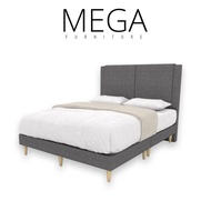 Ashleah Fabric Bed Frame - Single, Super Single, Queen, King