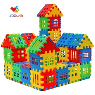 160pcs Waffle Blocks House Building Blocks Educational Toys for 4 years old Kids