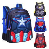 Kids Superhero Primary Backpack School Bag Shoulder Bags 3D Spiderman Children
