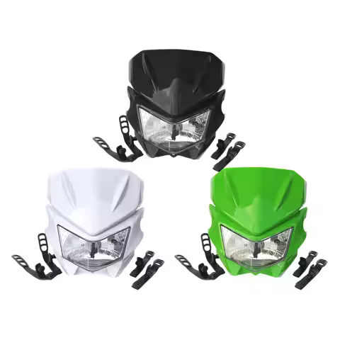 Motorcycle H4 Headlight Headlamp Head Light Supermoto Fairing for Kawasaki KLX 110 KLX 150 KLX 250 O