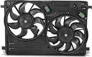DNA MOTORING Factory Style Radiator Fan Assembly Compatible with Ford Escape 2017-2019 / MKC 2015-20