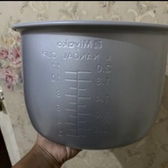 panci rice cooker miyako nanoal 2liter tinggi 15cm diameter 24cm panci mejikom nanoal miyako 2lt ant