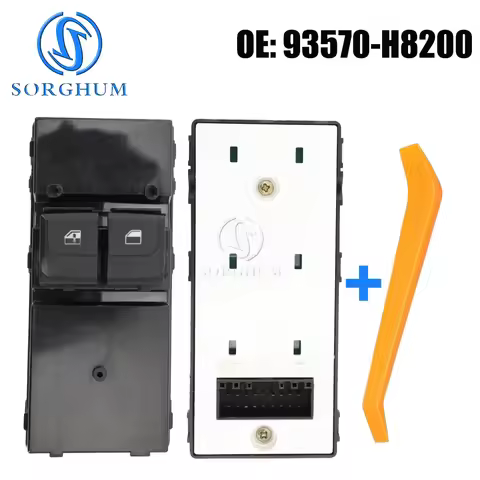 SORGHUM Front Left Dreiver Side Power Window Switch Button 93570-H8200 For KIA RIO IV (FB) 2017 2018