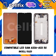SAMSUNG A336-A33 5G OLED WITH FRAME COMPATIBLE LCD DISPLAY TOUCH SCREEN DIGITIZER