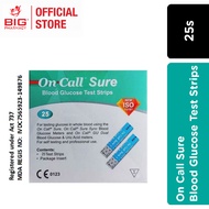 On Call Sure Sync Glucose Test Strips 25s