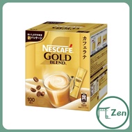 Nescafe Sticks Gold Blend Coffee Sticks, box of 100, 6 boxes of 8 sticks［Cafe Latte］- Direct from Ja