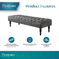 150cm Long Bench / Shoe bench / DIning Bench / Stool / Quality Fabric Stool suitable Cafe Office Com