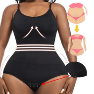 Plus Size 1XL-5XL Women Plus Size Shapewear, Plus Size Simple Seamless Round Neck Button Camisole Sh
