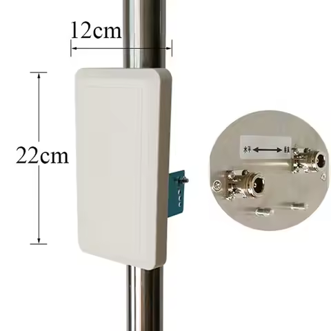 WiFi antenna, 5GHz, 5.8G, 5150-5850MHz, 15dbi, 18dbi, Lora antenna, 2x female mimo patch wall mount