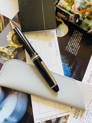 行貨 大裝 萬寶龍 🐉  Montblanc  146  大裝,  黑色筆身鍍白金圈原子筆，九九新，行貨有證送全新筆套。100% authentic Mont Blanc 146 LeGrand bi