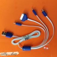 (with Nokia pin charging head) 4-Head, 4 In 1 cable, 4-Head multi-function tablet cable, quite long 