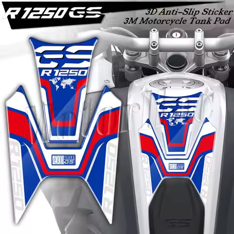 3M Motorcycle Tank Pad Sticker Gas Oil Cover Protection Decal Accessories Waterproof For R1250GS R12