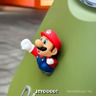 Game Anime Character 3D Car Sticker Motorcycle Body Decoration Figurine Car Ornament Sticker