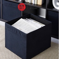 SWITZERLAND Box 33x38x33 cm, BLACK CLOTH BOX Multipurpose Storage Box