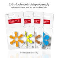 ReSound GN Hearing Aids Battery Size 10, 13, 312, 675
