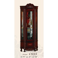 Harga Kilang Almari Pameran 1 Pintu 1 Laci Almari Kayu