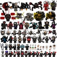Skibidi Toilet Action Figures Spider monitors people Spider Speaker Man Doomsday Building Block Coll