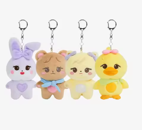 Kpop Pink Album BORNPINK 2022 World Tour Official Plush Keychain LISA ROSE JENNIE JISOO Kawaii Stuff