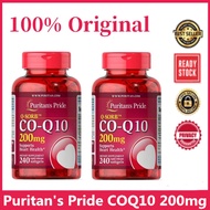 100% original[ready stock] Puritans Pride CoQ10 200mg240 qq10