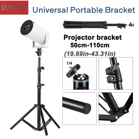 DIXSG 110CM Universal Portable Tripod Stand Bracket For Magcubic HY300 Pro Projector Bracket Mount H