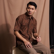 KEMEJA NONA RARA - Diurnal Short M0222 TBH, modern men's batik shirt