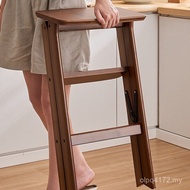 High Stool Thickened Portable Ladder Foldable Step Stool Kitchen Small High Stool Multifunctional Ba