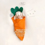 正韓ikii胡蘿蔔包巾紅蘿蔔包巾造型包巾月子中心包巾新生兒包巾多功能包巾彌月造型包巾嬰兒包巾寶寶攝影