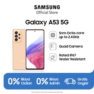 Samsung Galaxy A53 5G 8/256, Octa-core 5nm,Super AMOLED 120Hz, layar FHD+ Super AMOLED,  Kamera OIS 64MP, Smartphone, Android, Garansi resmi, Samsung official store