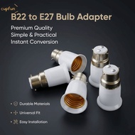 CUPFUN LED Lamp Adapter, B22 To E27 Edison Screw B22 To E27 Adapter, Universal Heat Resistant Anti B