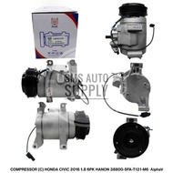 COMPRESSOR (C) HONDA CIVIC 1.8 2016 6PK HANON 38800-5FA-T121-M6