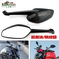 Suitable for Ducati Big Velcro Monster821 797 1200S Rearview Mirror Street Fighter V4 Large Field View Rearview Mirror