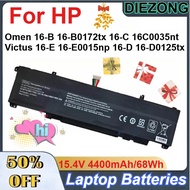 15.4V 4400mAh/68Wh WK04XL Laptop Batteries for HP Omen 16-B 16-B0172tx 16-C 16C0035nt Victus 16-E 16