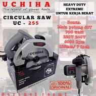 UCHIHA type 255 promo circular saw circle mesin gergaji kayu japan komplit barang import