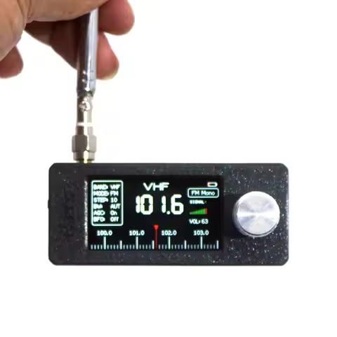 Digital Display SI4732 Receiver ESP32S3 Radio Full Band SW LW AM FM Radio station Broadcasts Antenna