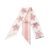 【二手】Dior Mitzah LUCKY STARRIBON真絲圍巾（女士款） - 二手