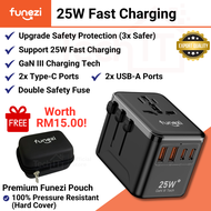 Funezi Universal Adapter Travel International Adapter Plug Universal Adapter Charger Travel Adaptor 