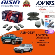 Aisin Advics Toyota Land Cruiser Hzj80 HDJ81 Disc Brake Pad Front