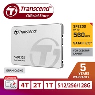 Transcend SSD230S 2.5" SSD SATA III 3D NAND with DRAM Cache (2TB/4TB)